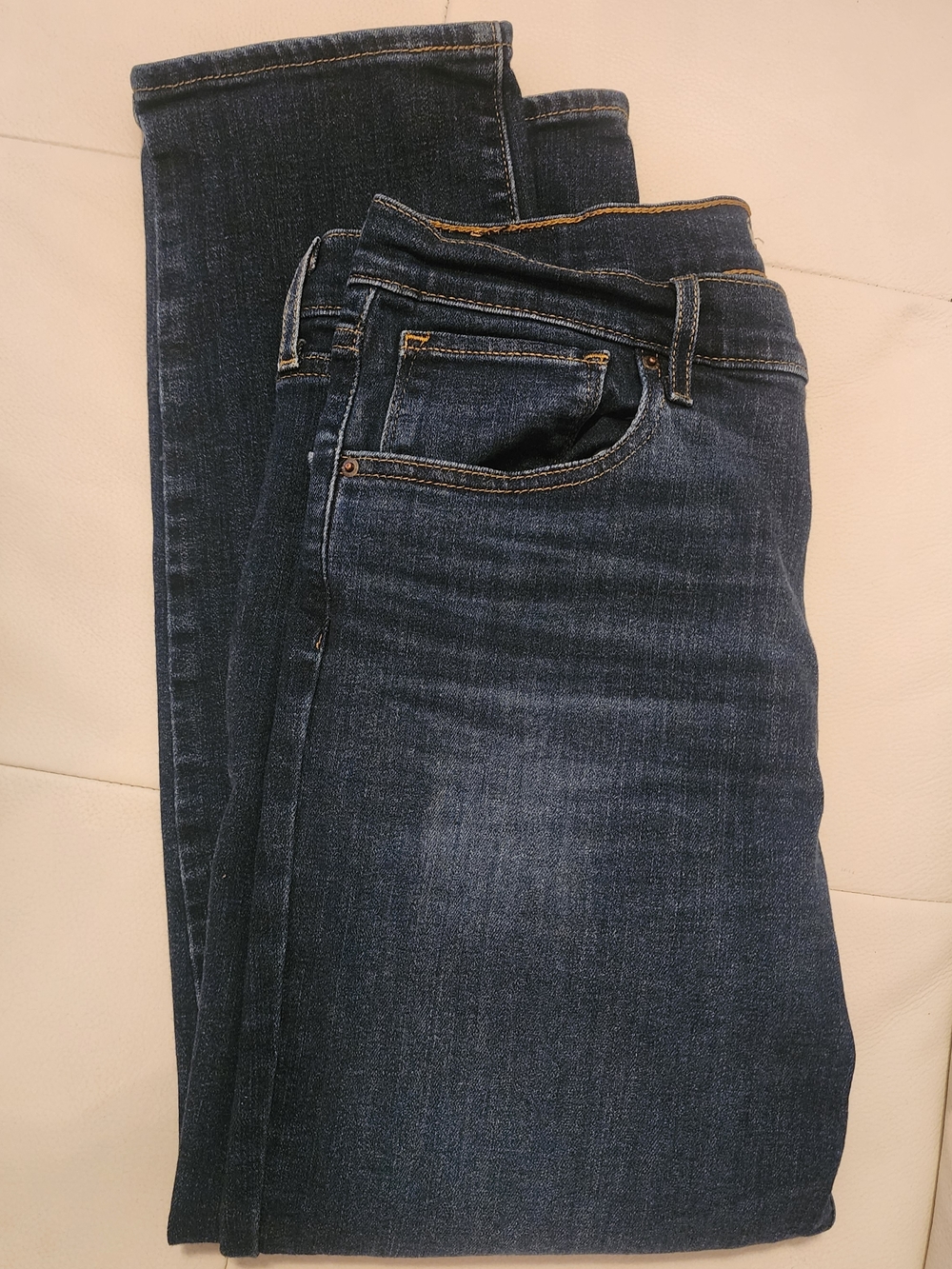 Dark Blue Classic Stretch Jeans